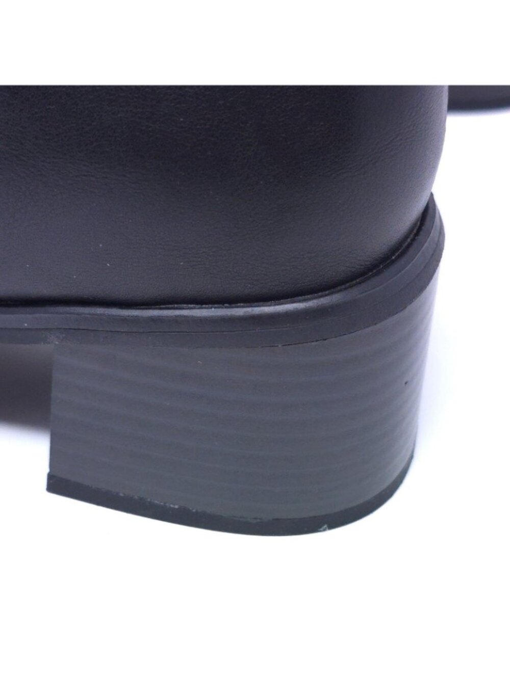 New White Mountain Narrows Black Smooth Block Heel Booties Women’s 9.5M - Picture 9 of 11